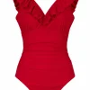 Cras Cph Badetøj<Agnes Swimsuit - Racing Red