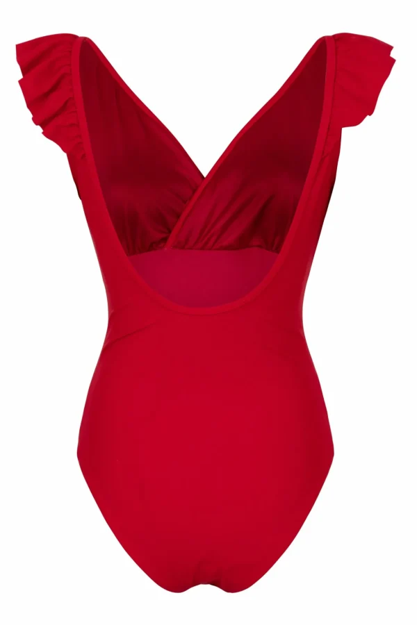 Cras Cph Badetøj<Agnes Swimsuit - Racing Red