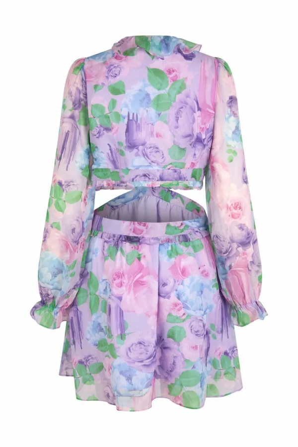 Cras Cph Kjoler<Beata Dress - Lilac Sprayflower