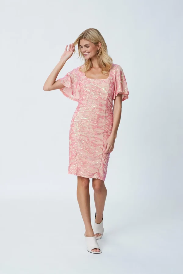 Cras Cph Kjoler<Clover Dress - Coral Pink