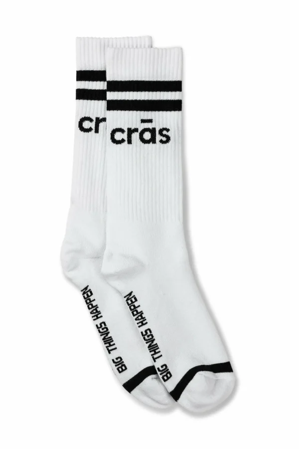 Cras Cph Accessories<Cras Logo Sock - White/Black