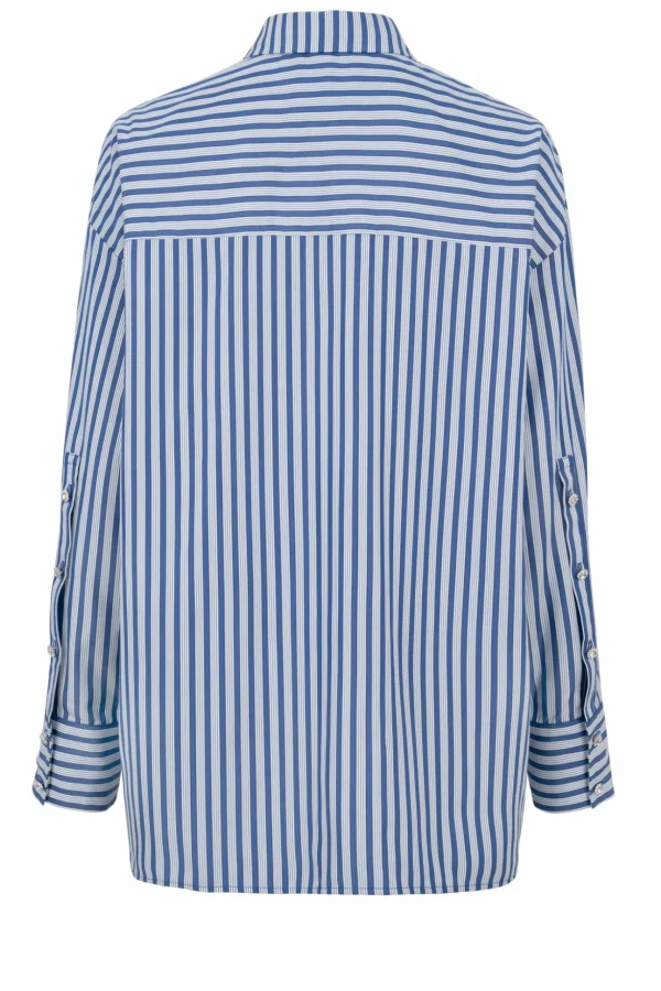 Cras Cph Skjorter<Day Shirt - Dark Blue Stripe