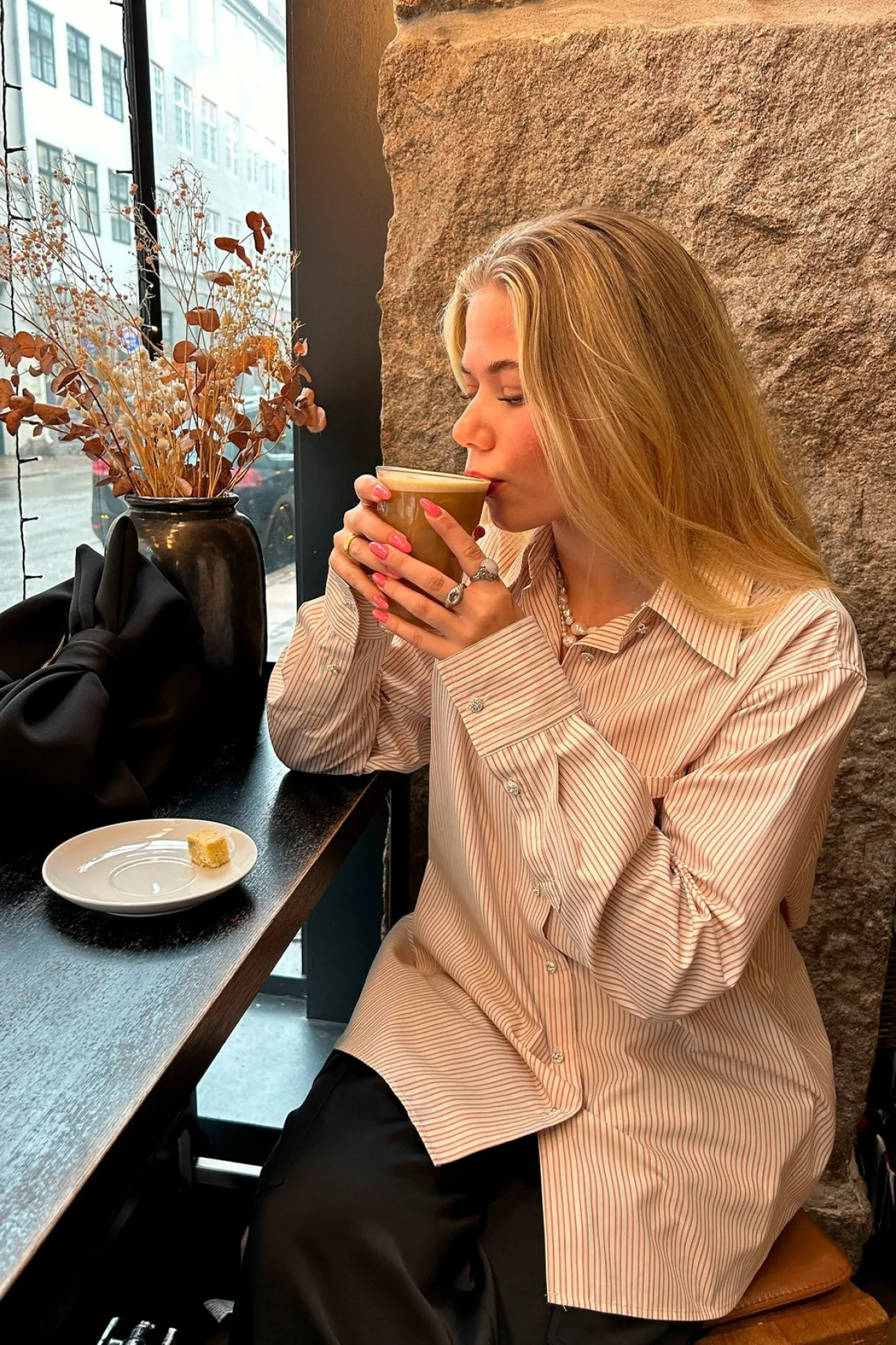 ladycras_shirt__blush_cre_0.webp Cras Cph Skjorter<Ladycras Shirt - Blush Cream Stripe