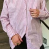 Cras Cph Skjorter<Ladycras Shirt - Pink Blue Stripe