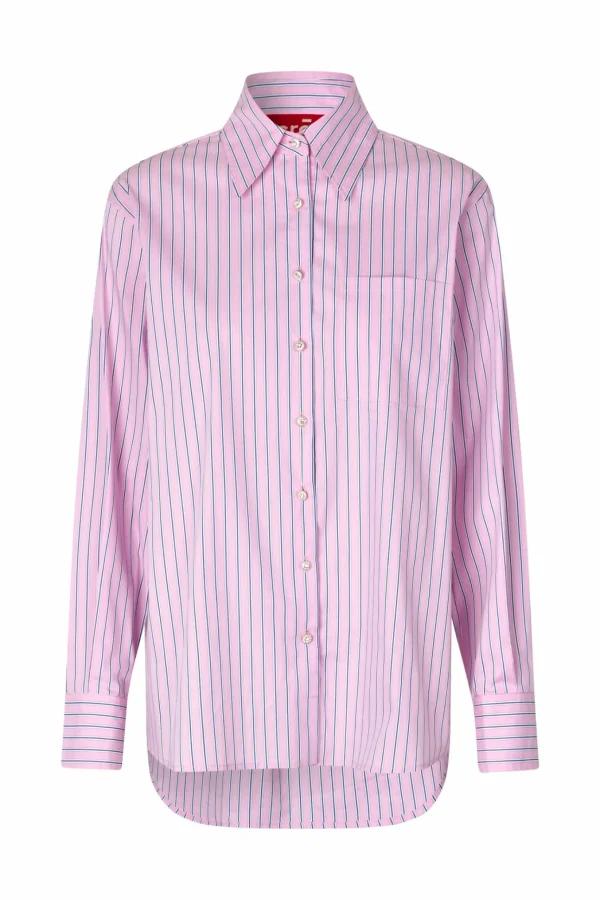 Cras Cph Skjorter<Ladycras Shirt - Pink Blue Stripe