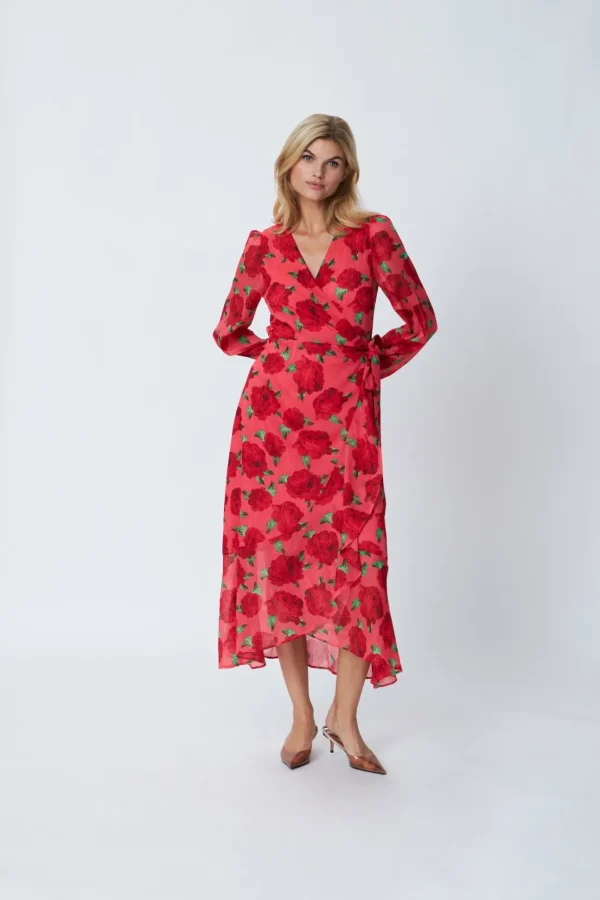 Cras Cph Kjoler<Luella Dress - Coral Roses