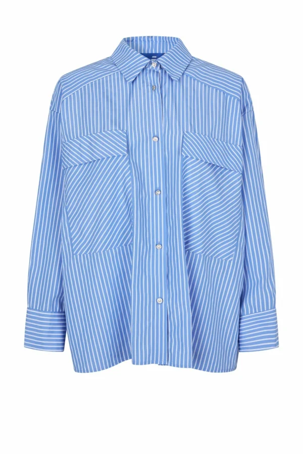 Cras Cph Skjorter<Office Shirt - Blue Stripe