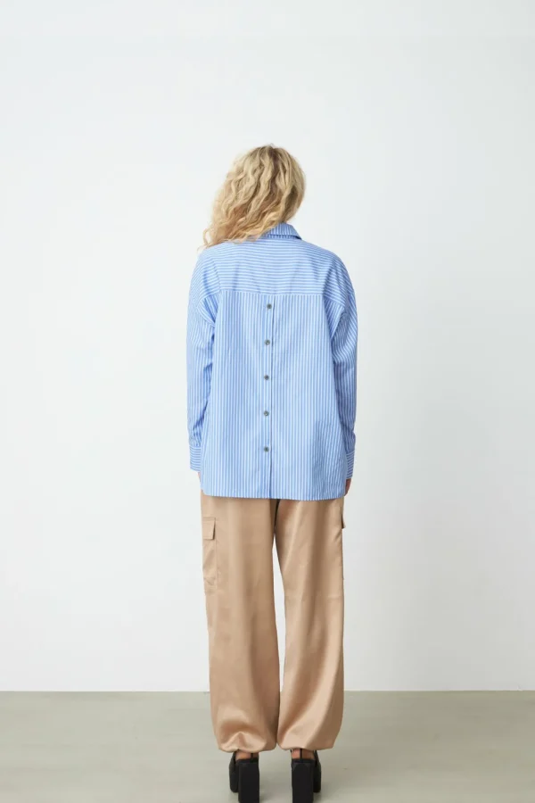 Cras Cph Skjorter<Office Shirt - Blue Stripe