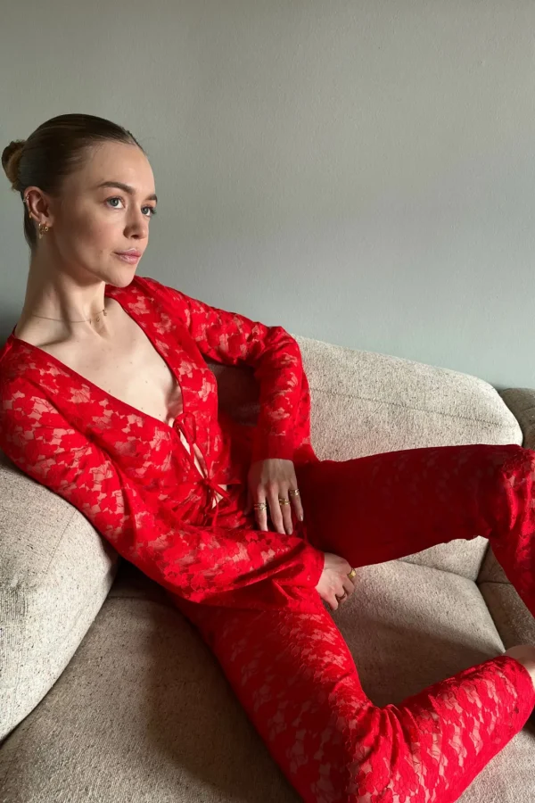 Cras Cph Bluser<Thaliacras Blouse - Fiery Red