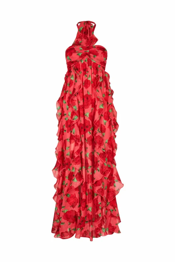 Cras Cph Kjoler<Valentina Dress - Coral Roses