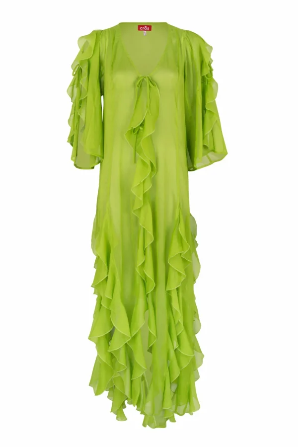 Cras Cph Kjoler<Valentina Kaftan - Macaw Green