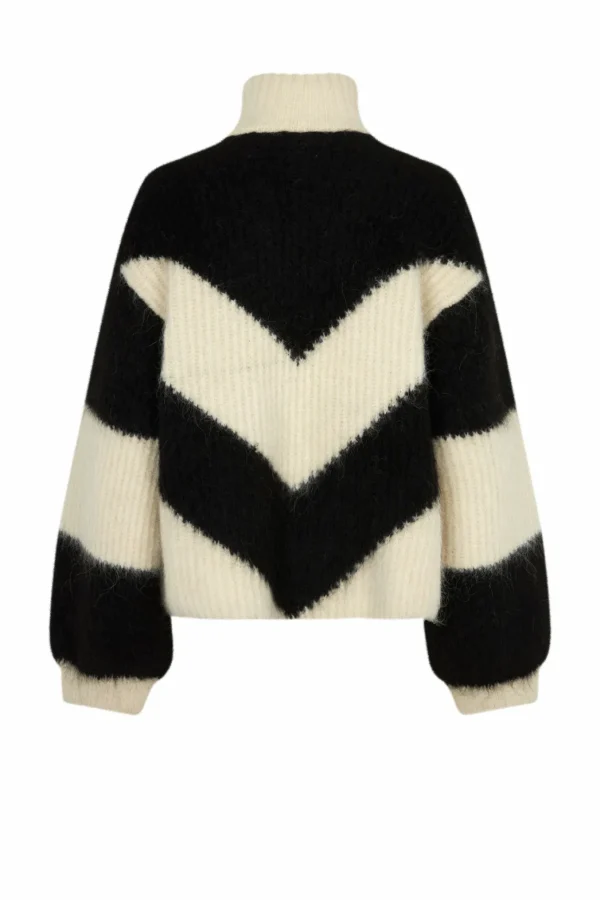 Cras Cph Strik<World Pullover - Buttercream/Black