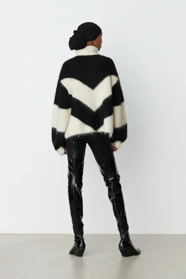 Cras Cph Strik<World Pullover - Buttercream/Black