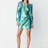 Cras Cph Kjoler<Yvonne Dress - Green Holo